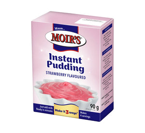 Moirs Instant Pudding Strawberry 90g