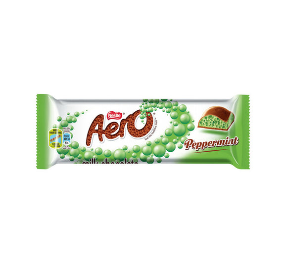 Nestlé Aero Peppermint Milk Chocolate Bar 40g