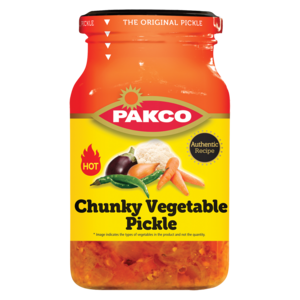 Pakco Hot Chunky Vegetable Pickle 385g