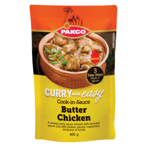 Pakco Curry Made Easy Cook-in Sauce Butter Chicken 400g