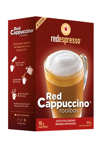 Red Espresso Red Cappuccino Rooibos 10 Sachet 160g