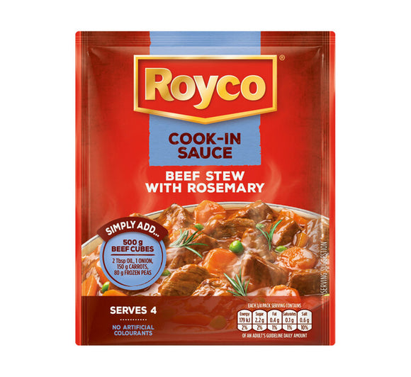 Royco Dry Cook-in-Sauce Beef Stew with Rosemary 48g