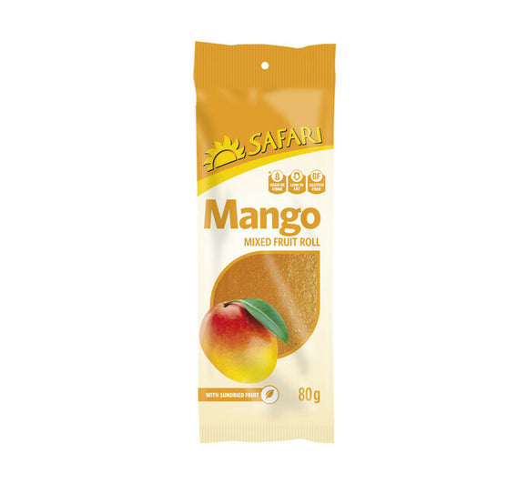 Safari Mango Fruit Roll 80g