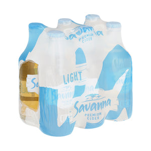 Savanna Light Premium Cider Bottles 6 Pack 330ml