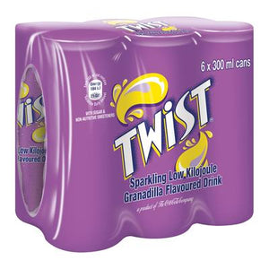 Schweppes Granadilla Twist Can 300ml 6 Pack