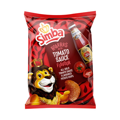 Simba Potato Chips All Gold Tomato Sauce 120g