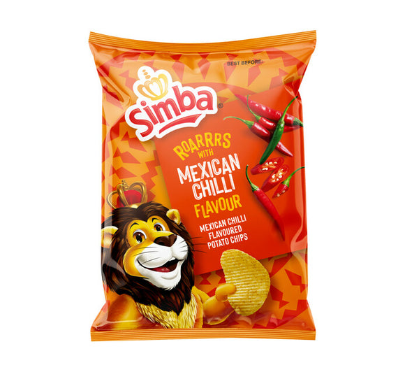 Simba Potato Chips Mexican Chilli 120g