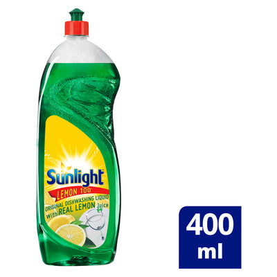 Sunlight Original Lemon Dishwashing Liquid 400ml