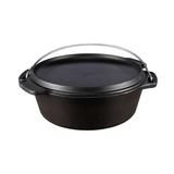 Best Duty Cast Iron 3-In-1 Super Potjie Bake Pot #12 with Multi-purpose Lid