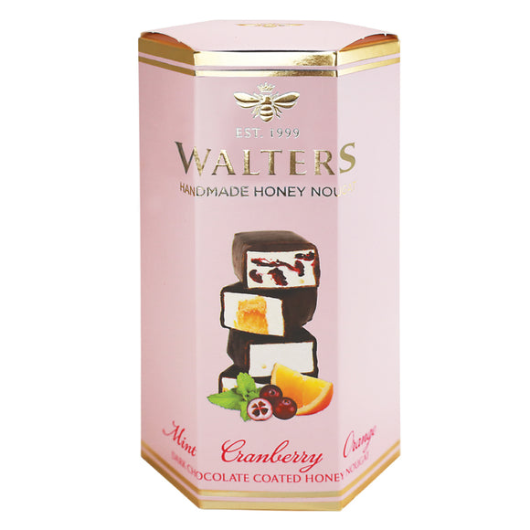 Walters Handmade Honey Nougat Mint Cranberry Orange Dark Chocolate Honey Nougat 140g